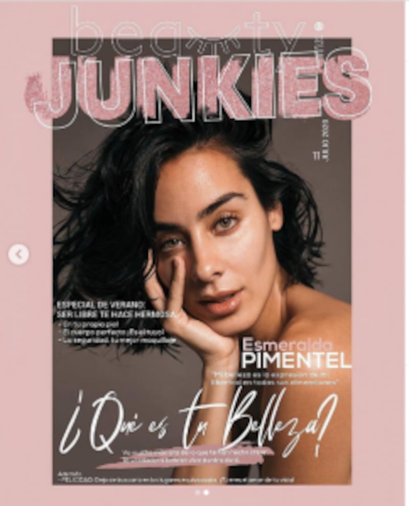 Esmeralda Pimentel protagoniza un desnudo total y enamorada de sus estrías  – Publinews