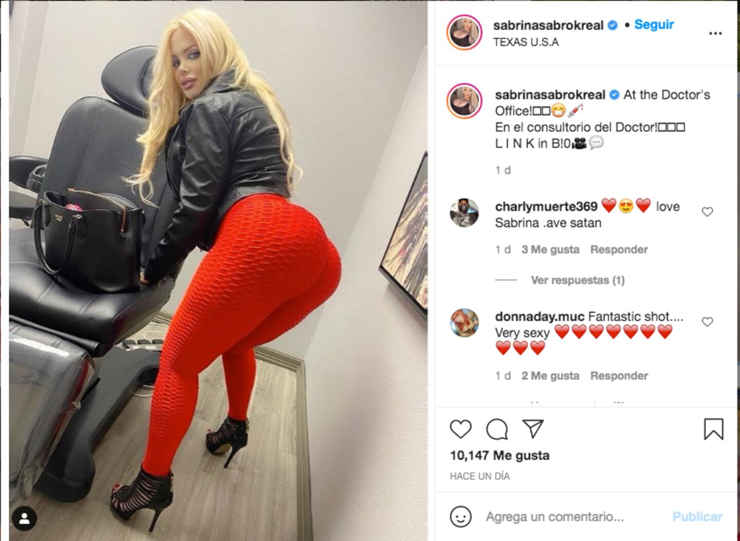 ¿se Volvió A Operar Sabrina Sabrok Escandaliza Al Mostrar Sus Enormes Senos Publinews