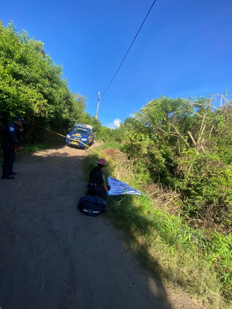 Dejan mensaje junto a hombre asesinado en Palencia.