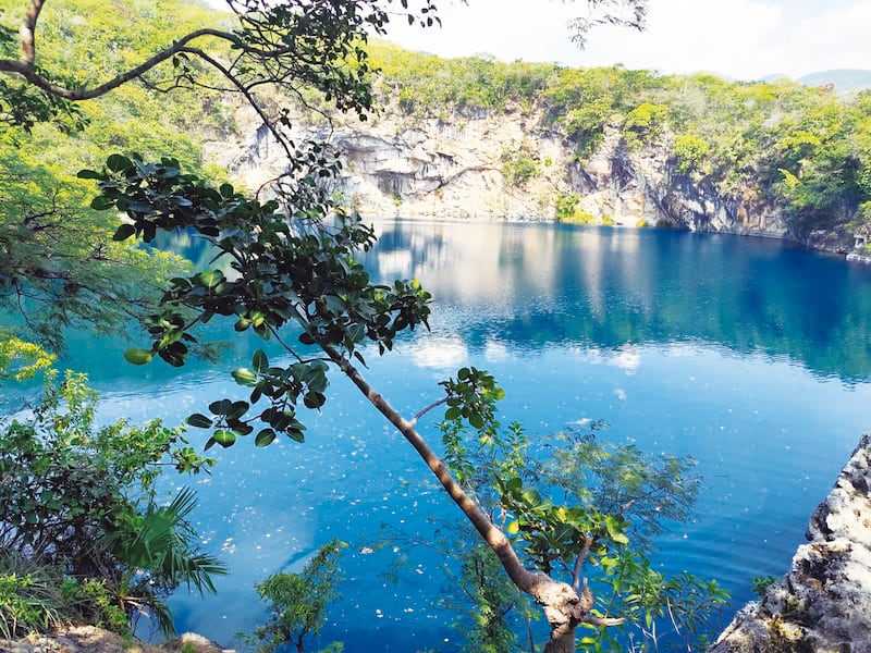 Los cenotes de Candelaria