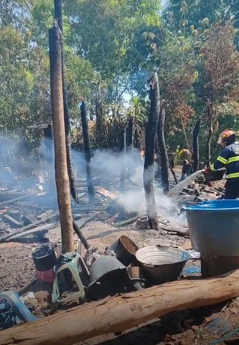 Así se fueron de este mundo dos gemelitas que mueren en incendio en Xela