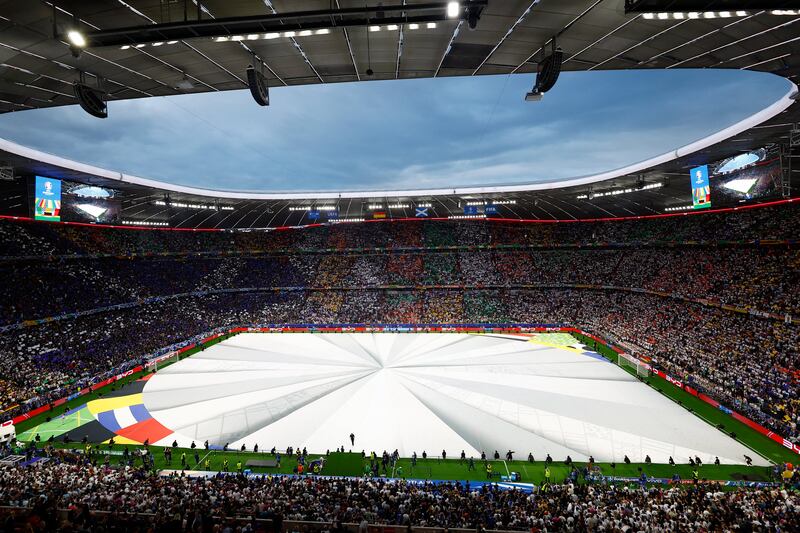 Arranca el show musical en la inauguración de la Eurocopa 2024