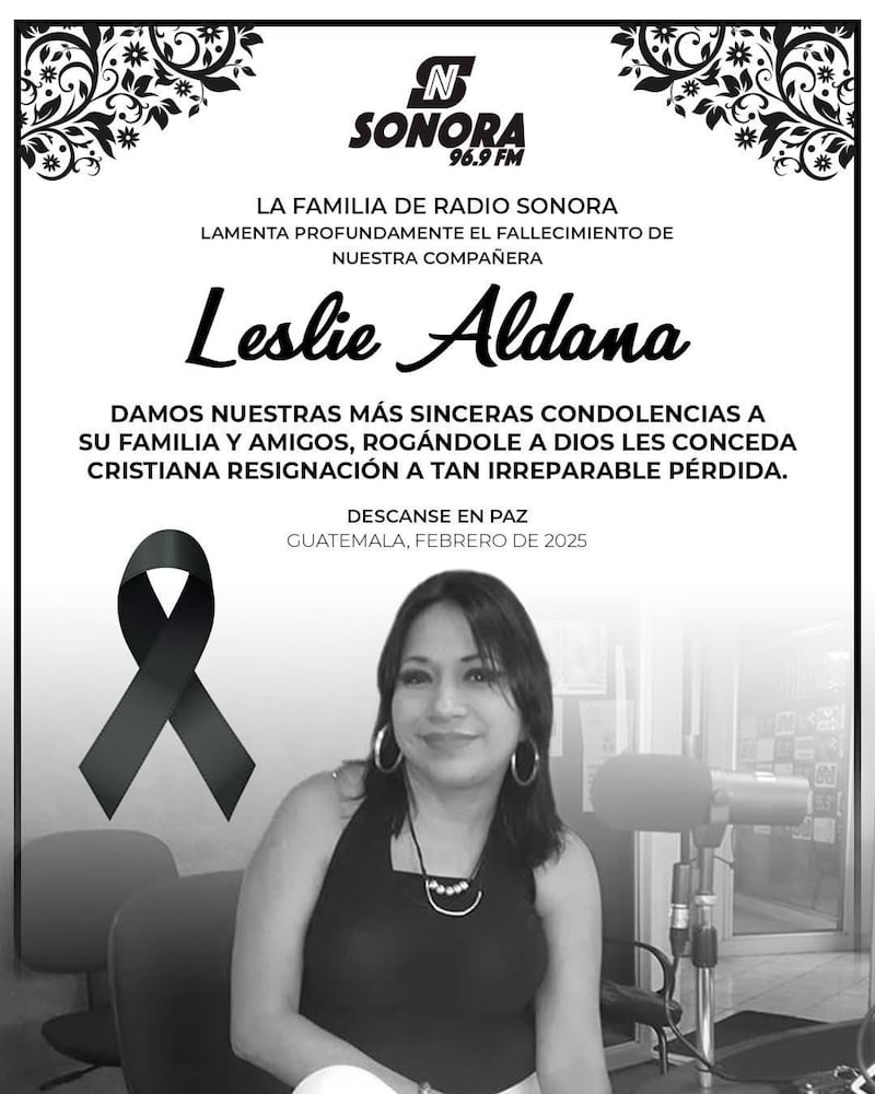 Fallece Leslie Aldana, icónica voz de Radio Sonora