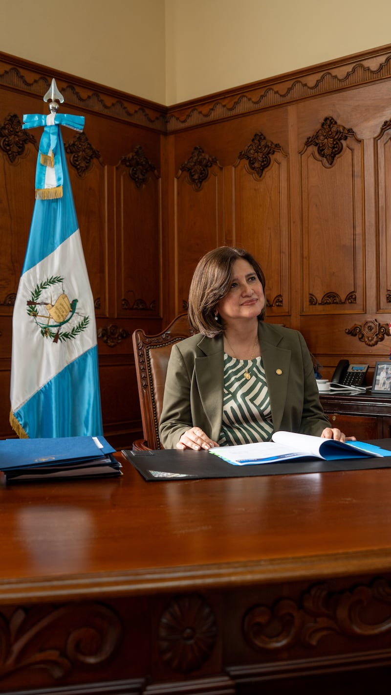 Karin Herrera en su despacho. Foto: Juan Carlos Chávez