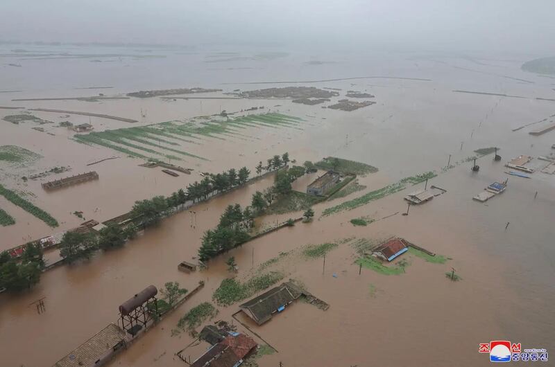 Inundaciones en Corea del Norte