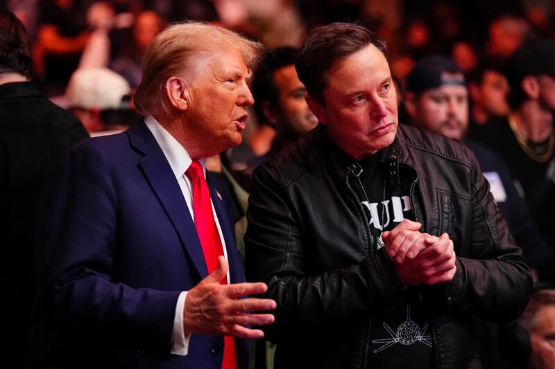 El polémico mensaje de amor de Elon Musk a Donald Trump