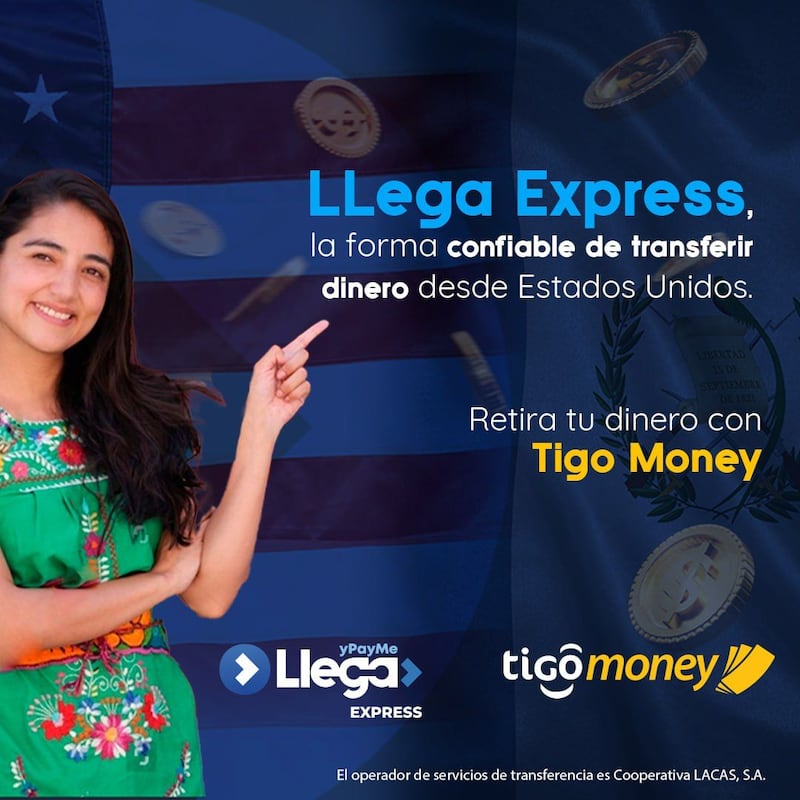 LlegaExpress, la forma más rápida y sencilla de enviar dinero de EE.UU. a Guatemala
