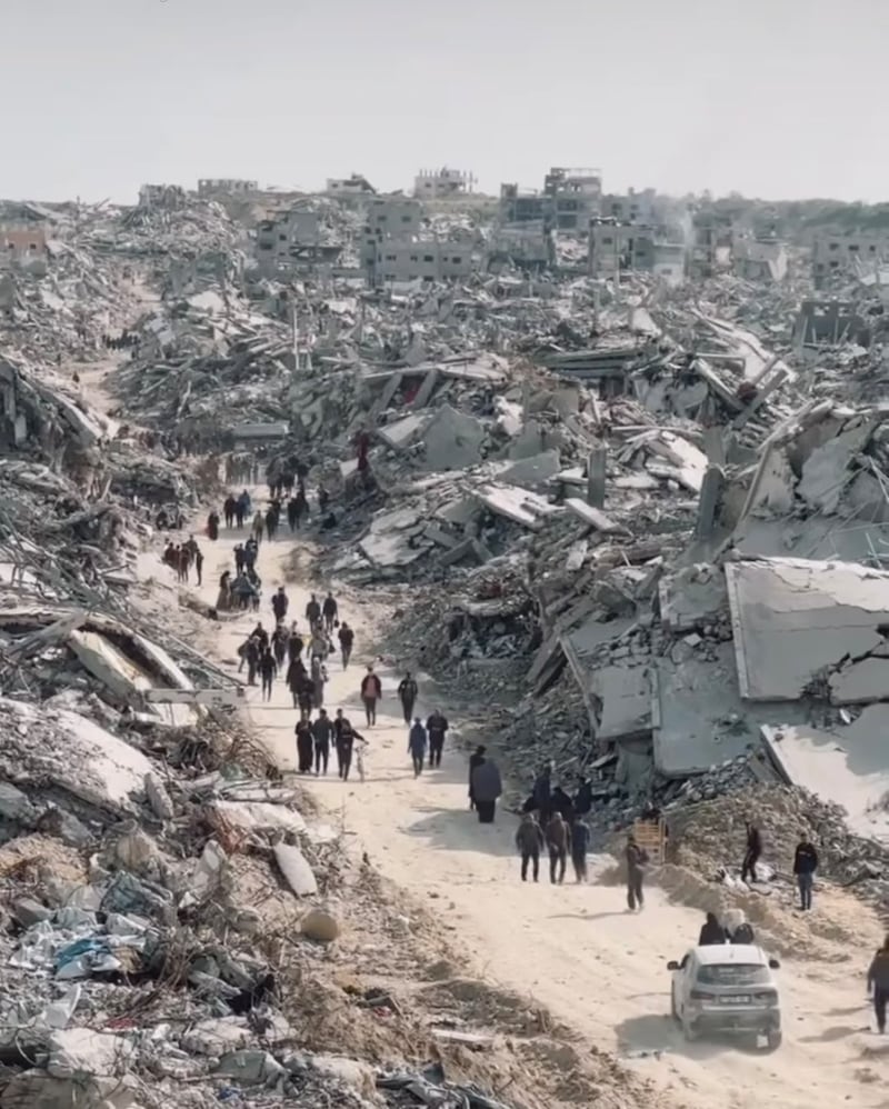 VIDEO. El desgarrador panorama tras el alto al fuego en Gaza