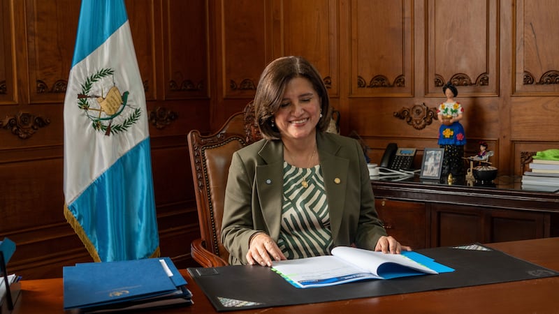 Karin Herrera en su despacho. Foto: Juan Carlos Chávez