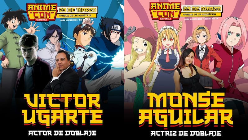 ¡Anime-Con Guatemala 2025 trae a las voces de Naruto!