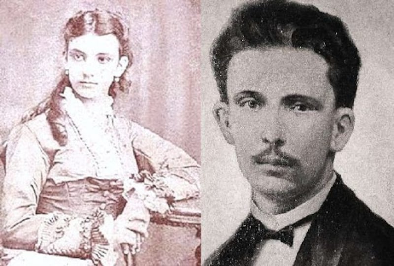 María García Granados, hija del expresidente Miguel García Granados se enamoró del poeta José Martí.