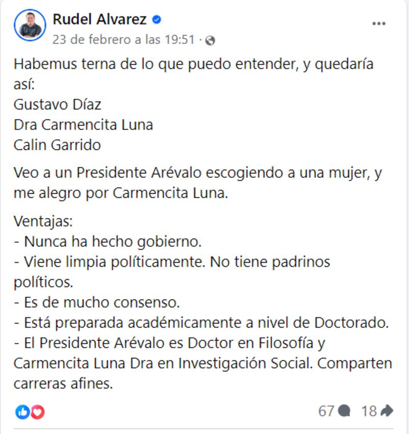 La terna de candidatos a gobernador de Petén, había sido publicada días antes de que la sociedad civil supuestamente los eligiera.