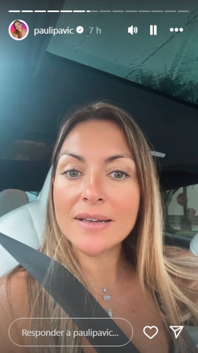 Paula Pavic dijo que su ex Marcelo 'Chino' Ríos fue a pasar el huracán con ella y sus hijos en su casa