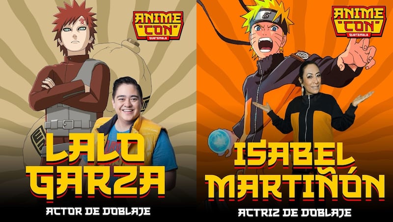 ¡Anime-Con Guatemala 2025 trae a las voces de Naruto!